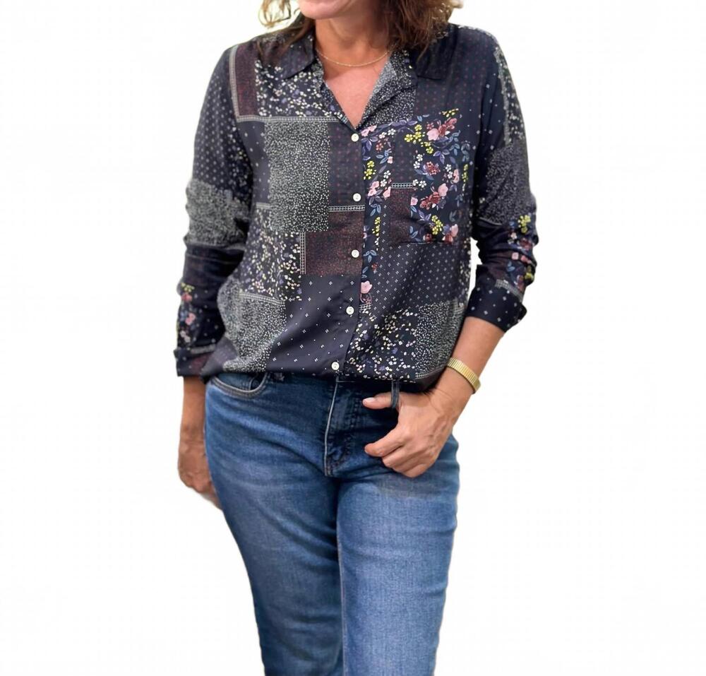 NEW DYLAN women's boyfriend shirt in black